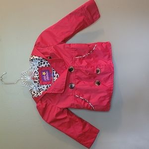 Red toddler girls raincoat ☔️ 2T